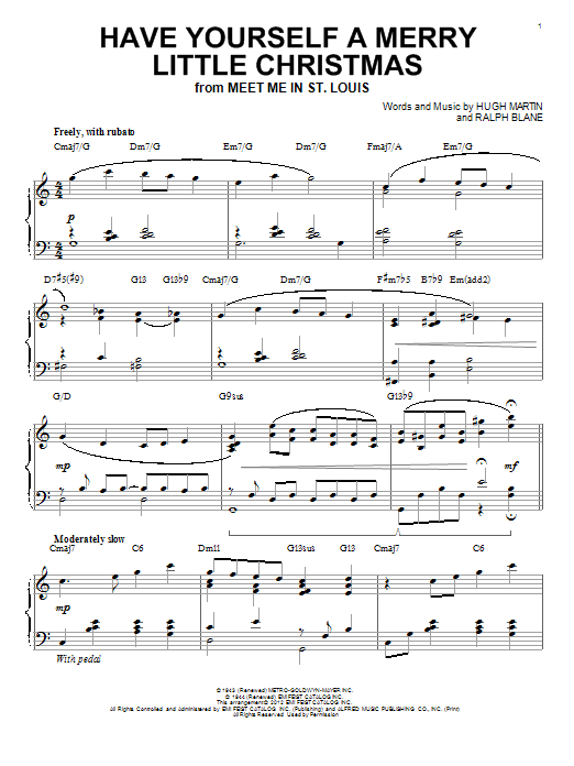 Product gallery: Page 1 of 1 Have Yourself A Merry Little Christmas [Jazz version] (arr. Brent Edstrom), Ralph Blane