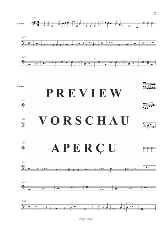 Produktgalerie: Seite 7 von 10 Vom Himmel hoch (Einzelstimmen), , Gemischtes Ensemble 2 Violinen, Violon und BC