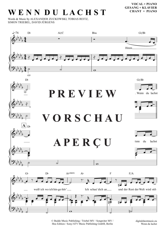 gallery: Wenn Du Lachst , Fischer, Helene, (Klavier + Gesang)