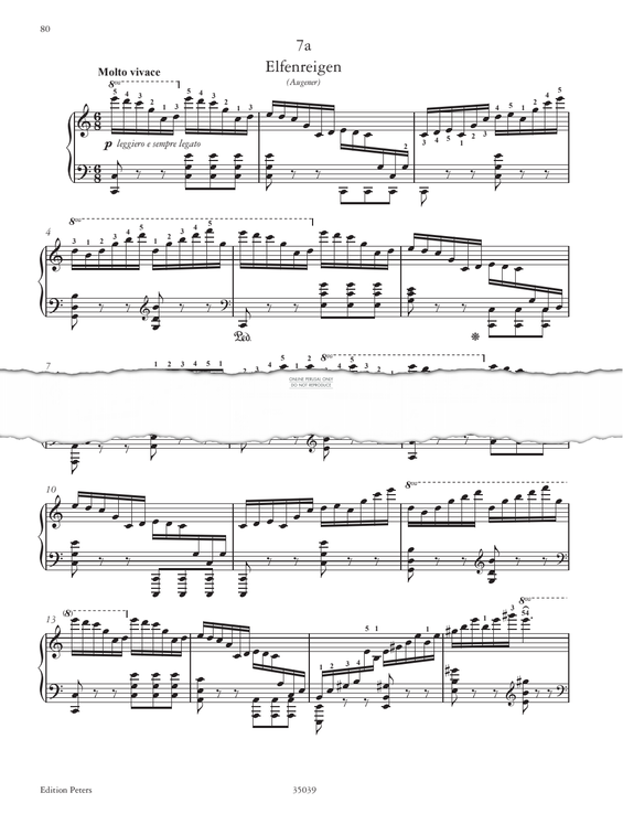 Produktgalerie: Seite 1 von 1 Etude in C major, Adolph von Henselt, Klavier