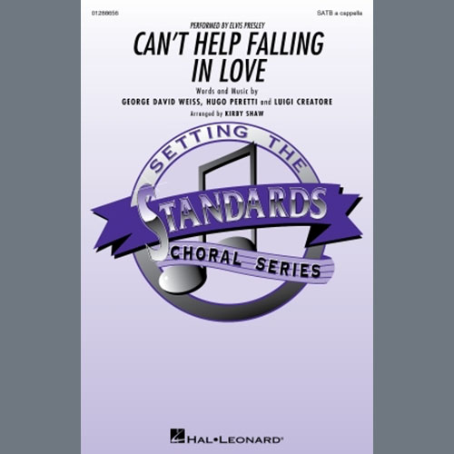 Product picture to: Can't Help Falling In Love (arr. Kirby Shaw)