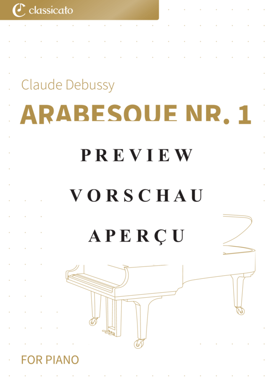 gallery: Arabesque Nr. 1 - aus Deux Arabesques , , (Klavier Solo)
