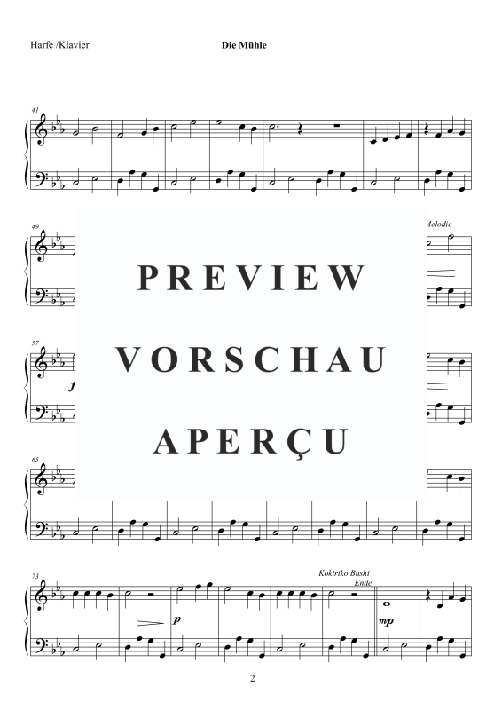 gallery: Die Mühle, , (Trio for 2x alto flute / transverse flute / violin and hook or pedal harp / piano)