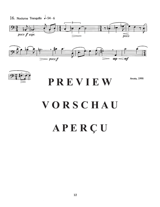 Product gallery: Page 16 of 16 Nocturne Etudes , , (Euphonium Solo)