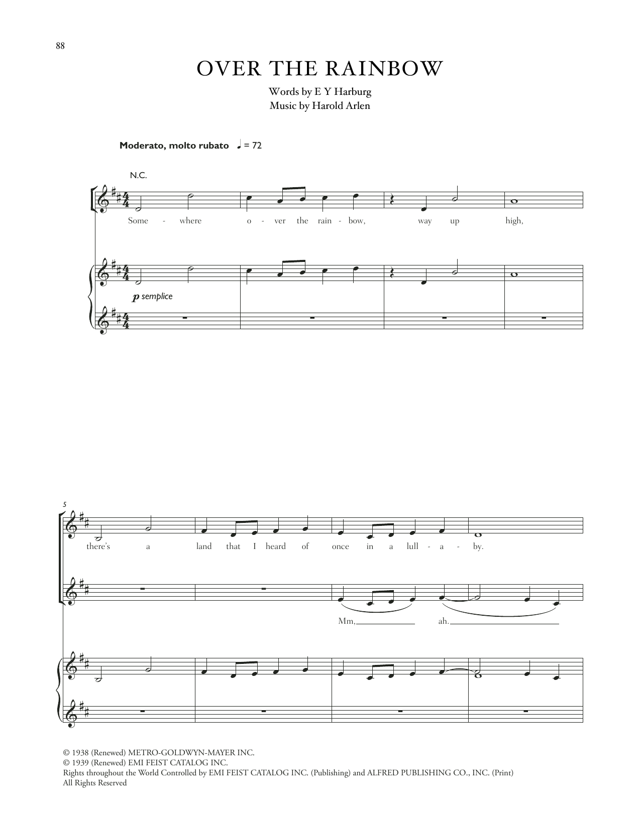 Product gallery: Page 1 of 1 Over The Rainbow (from The Wizard Of Oz), Celtic Woman