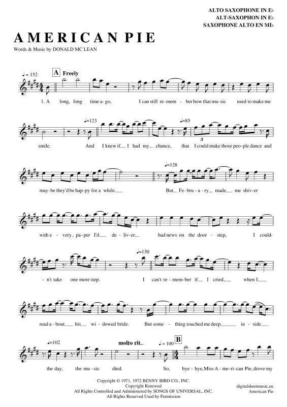 Product picture to: American Pie Don Mclean