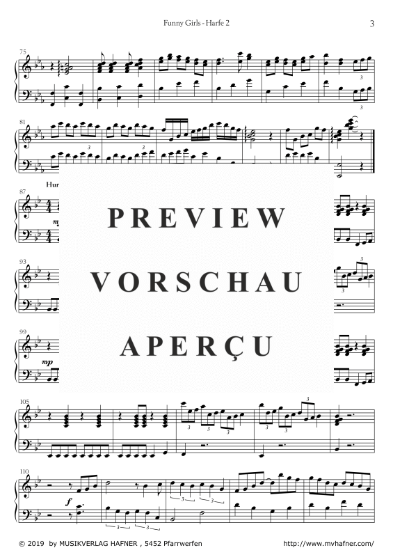 Product gallery: Page 10 of 11 Funny Girls, , (Harp duet)