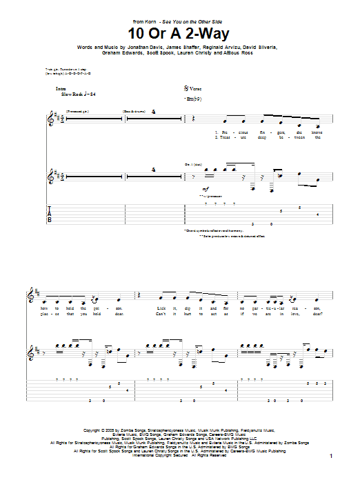 Produktgalerie: Seite 1 von 1 10 Or A 2-Way, Korn, Gitarre