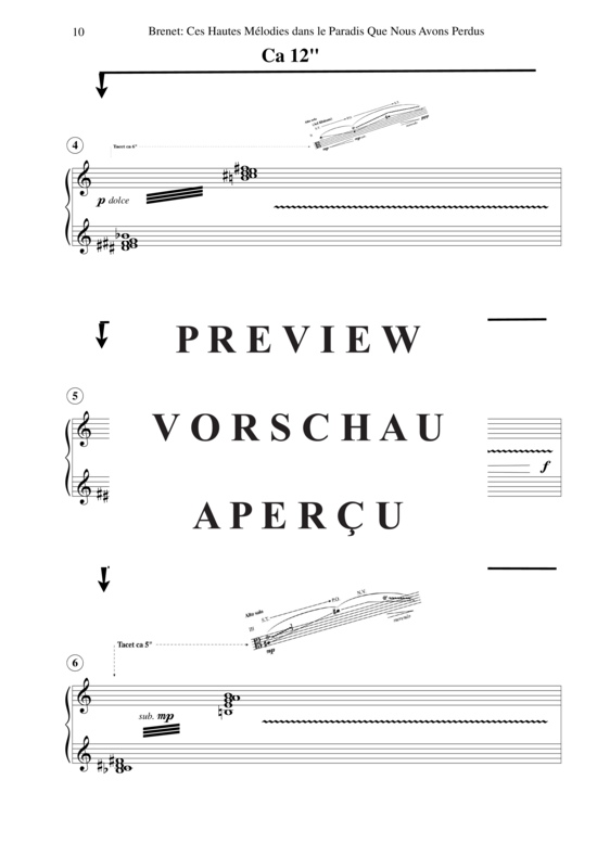 Product gallery: Page 11 of 21 Ces Hautes Melodies dans le paradis que nous avons perdus , , (viola, violoncello + piano reduction)