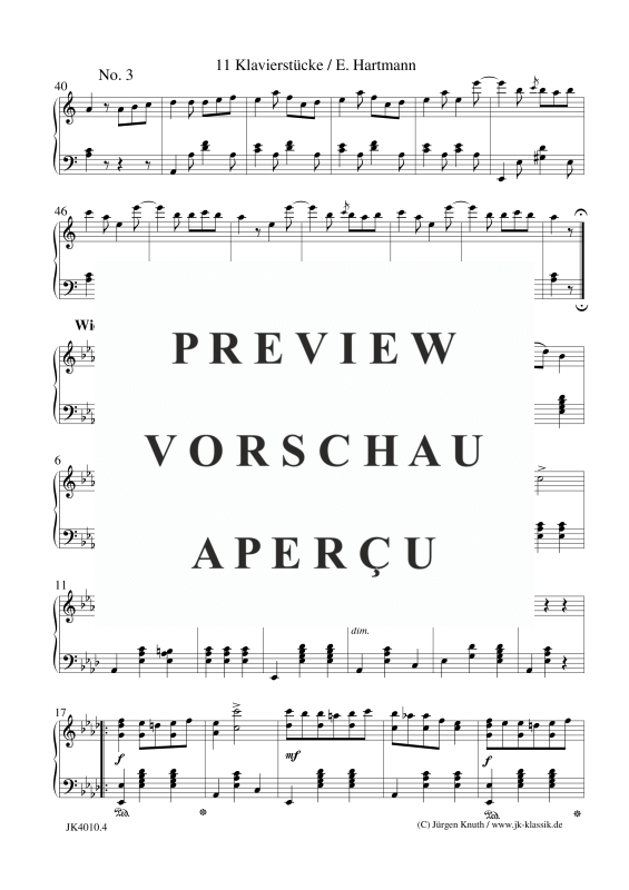 gallery: Klavierstücke No.1 , , (Klavier Solo)