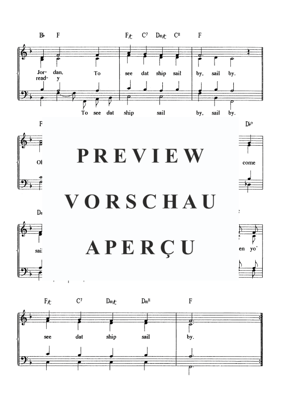 Produktgalerie: Seite 4 von 4 I Stood On de Ribber of Jordan, , Gemischter Chor