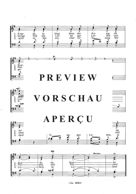 Product gallery: Page 3 of 3 Was wird meinem Herzen , , (mixed choir)