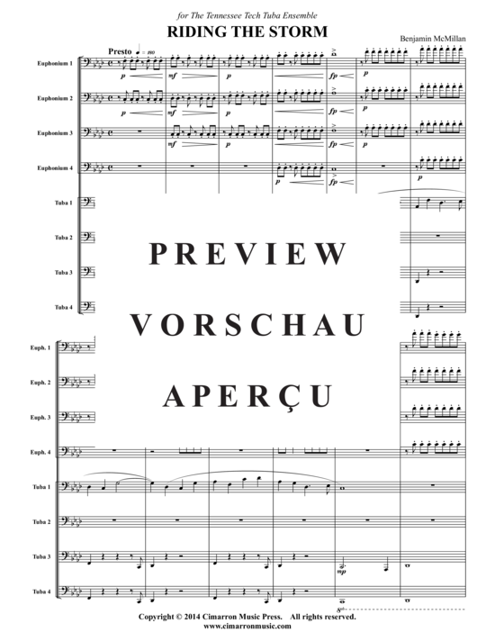 Product gallery: Page 2 of 21 Riding the Storm , , (4x Baritone, 4x Tuba)