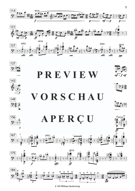 gallery: Capriccio für Kontrabass, , Double Bass Solo