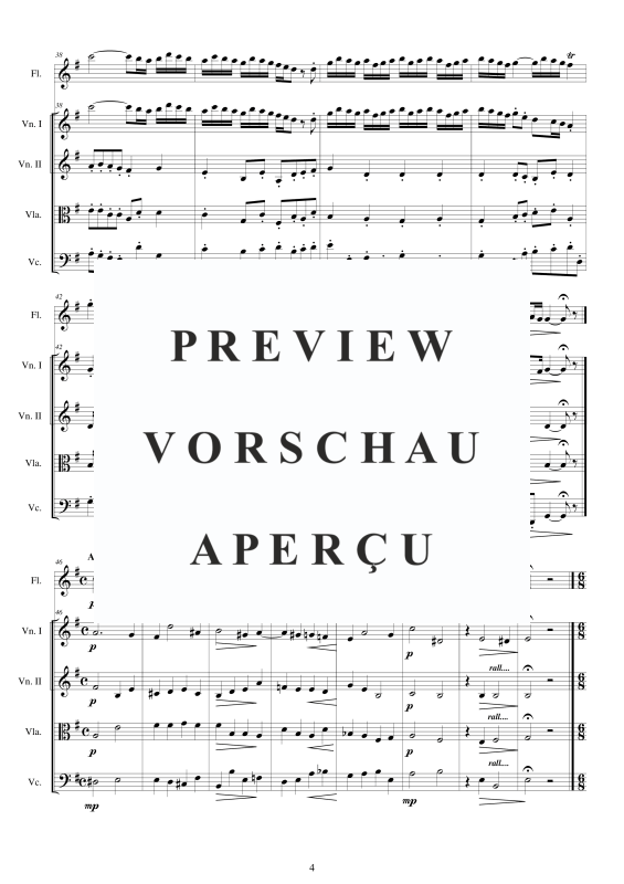 Produktgalerie: Seite 5 von 11 Concerto No.4 to 5 in G-Dur Op.5, , Querflöte Solo und Streicher Ensemble