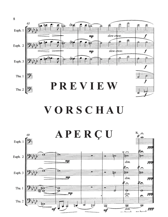 Product gallery: Page 12 of 20 Elegy , , (Tuba Quintet EEETT)