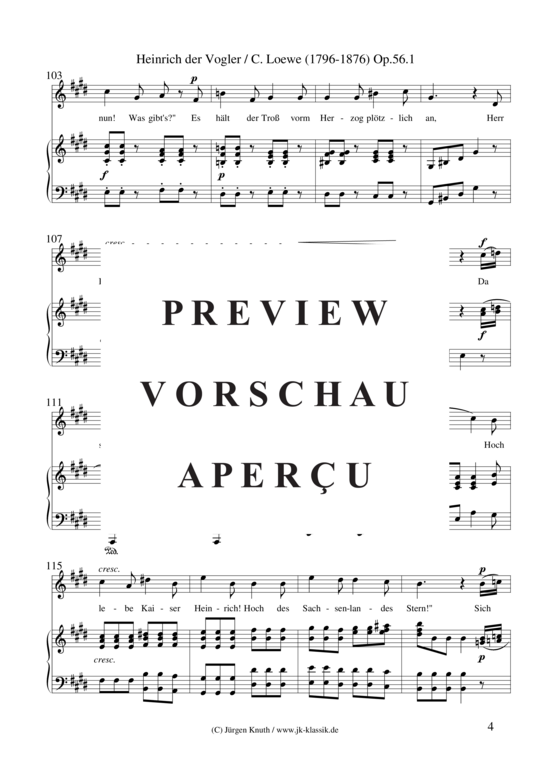 gallery: Heinrich der Vogler Op. 56 Nr. 1 , , (Gesang + Klavier)