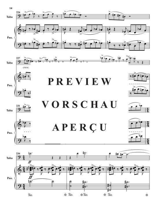 Product gallery: Page 15 of 21 Chant , , (tuba + piano)