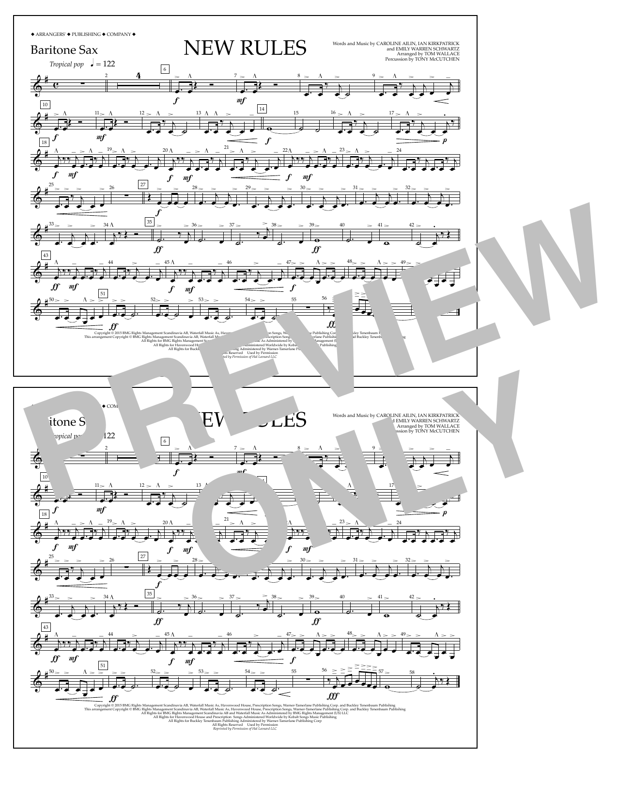 Product picture to: New Rules - Baritone Sax