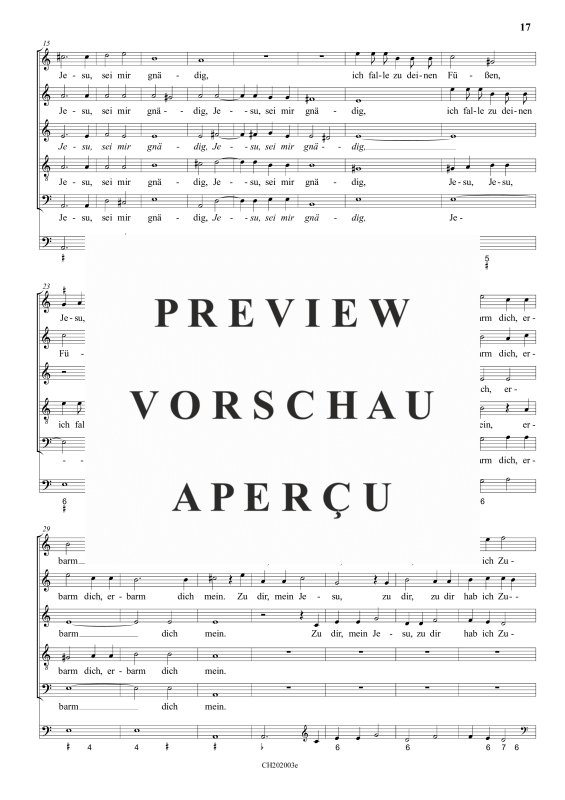 gallery: O Jesu, mein Erlöser / Herr, mein König und mein Gott, , (Gemischter Chor)