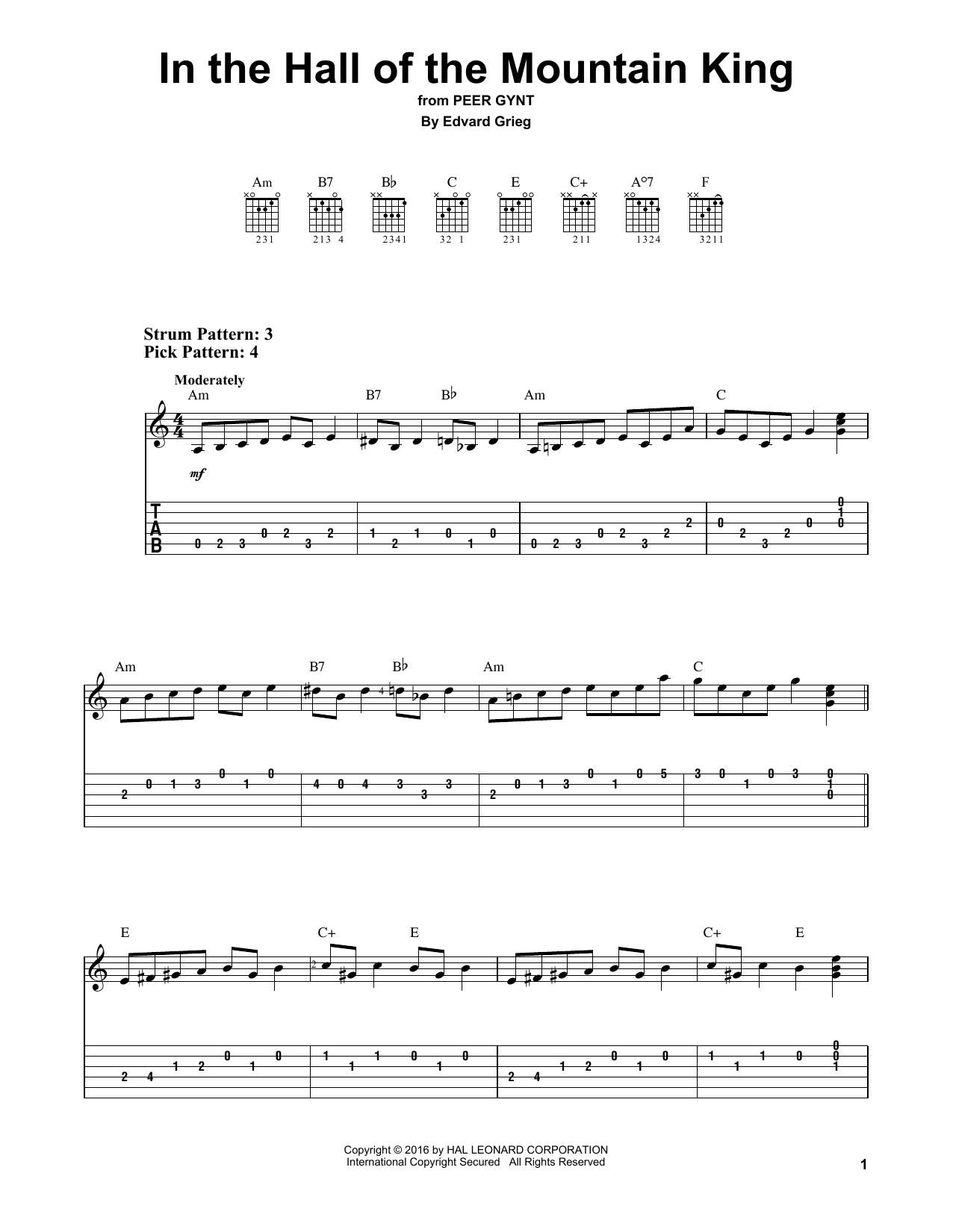 Product gallery: Page 1 of 1 In The Hall Of The Mountain King, Edvard Grieg