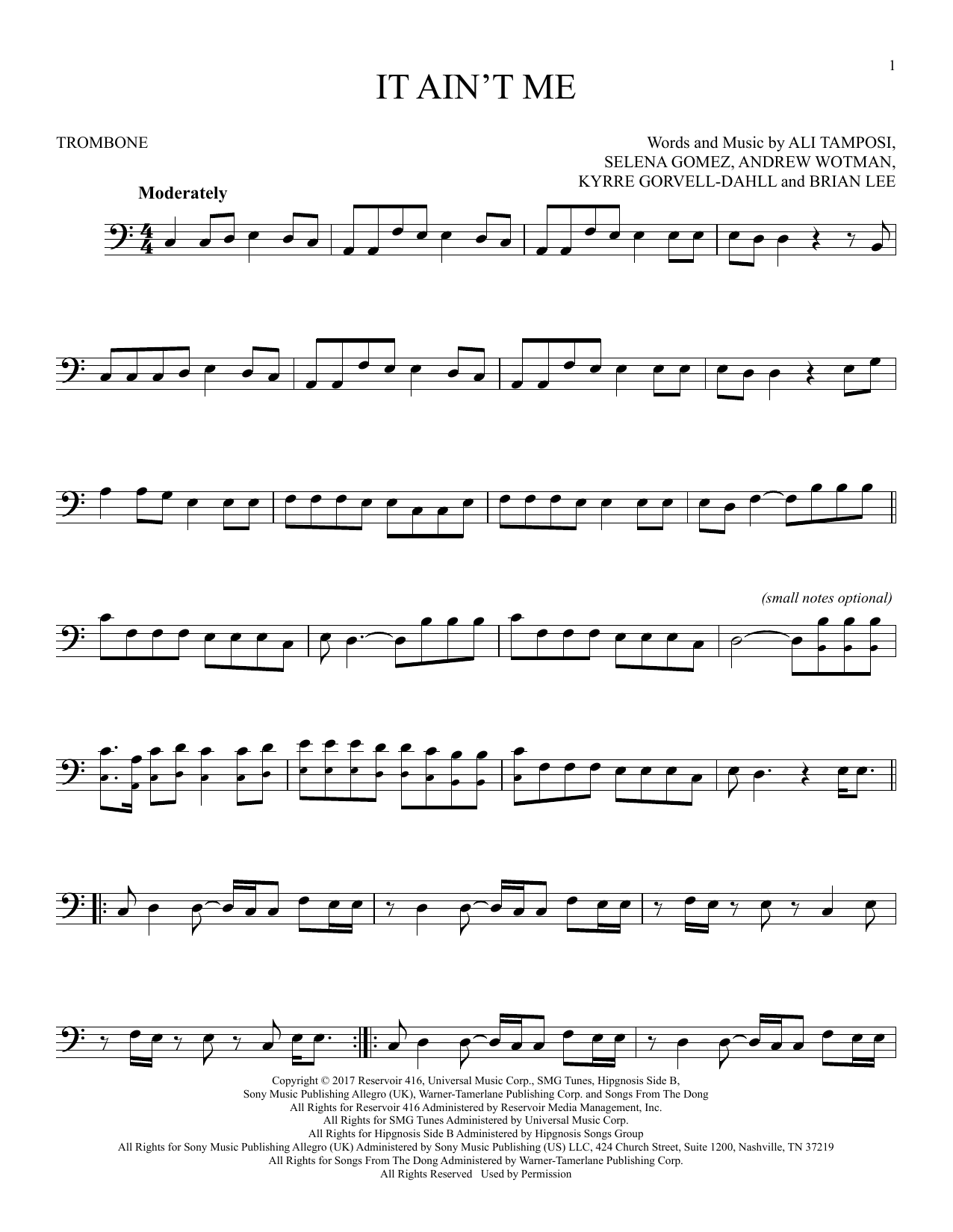 Product gallery: Page 1 of 1 It Ain't Me, Kygo and Selena Gomez