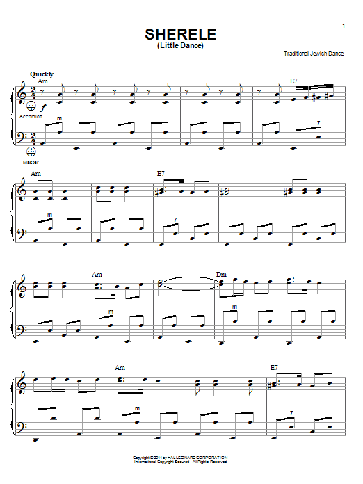 Product gallery: Page 1 of 1 Sherele (Little Dance), Traditional Jewish Dance