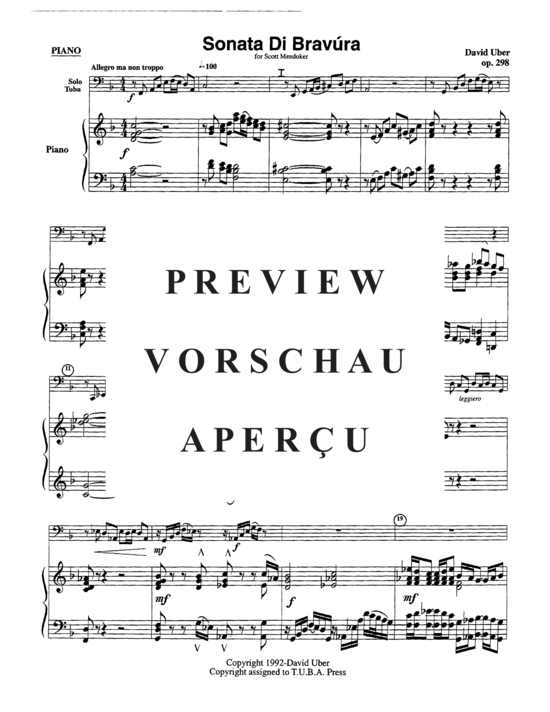 Product gallery: Page 3 of 20 Sonata di Bravura , , (tuba + piano)