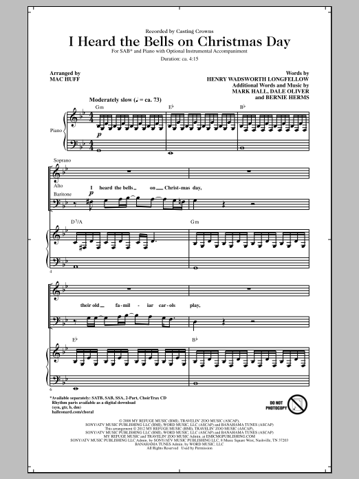 Produktbild zu: I Heard The Bells On Christmas Day