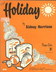 cover: Holiday, Sidney Harrison, Klavier