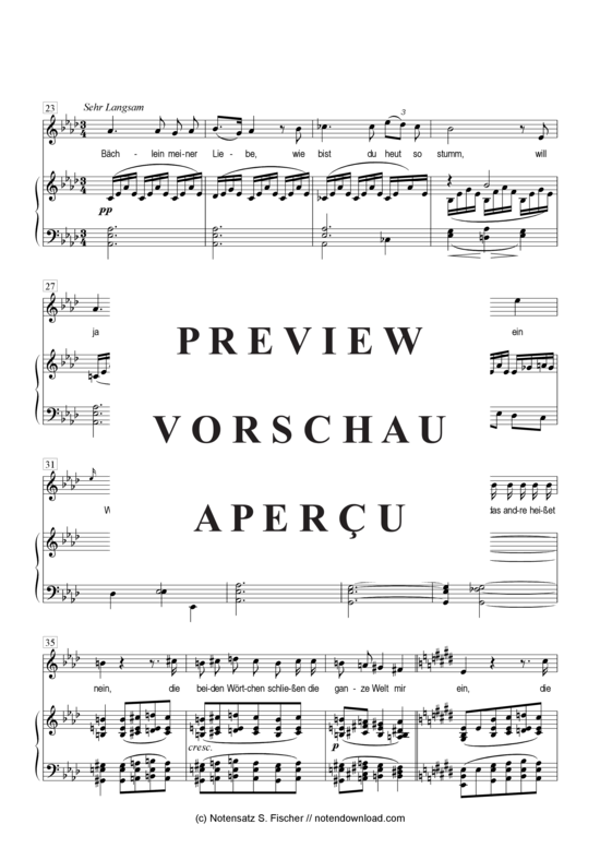 gallery: Der Neugierige  , , Piano and Voice