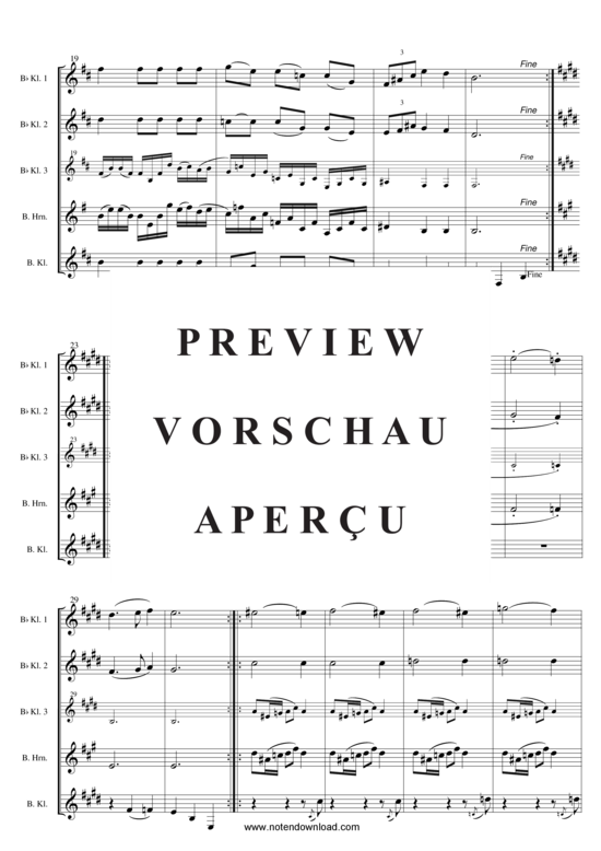 gallery: Der Engel vom westlichen Fenster , , (Klarinettenquartett Partitur)