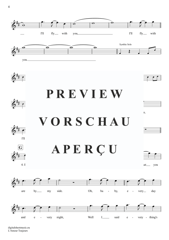 Produktgalerie: Seite 5 von 6 L'Amour Toujours, Gigi D'Agostino, Oboe