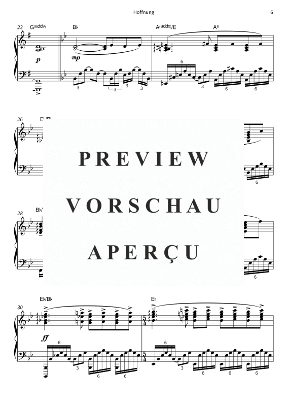 gallery: Hoffnung - Lyrische Melodien für Klavier, , Klavier Solo