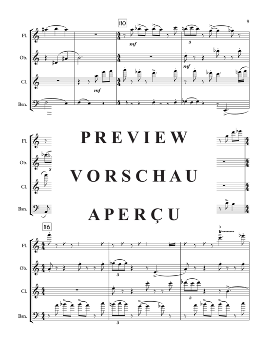 Product gallery: Page 12 of 21 Elaine´s Imitation Dance , , (flute, oboe, clarinet and bassoon)