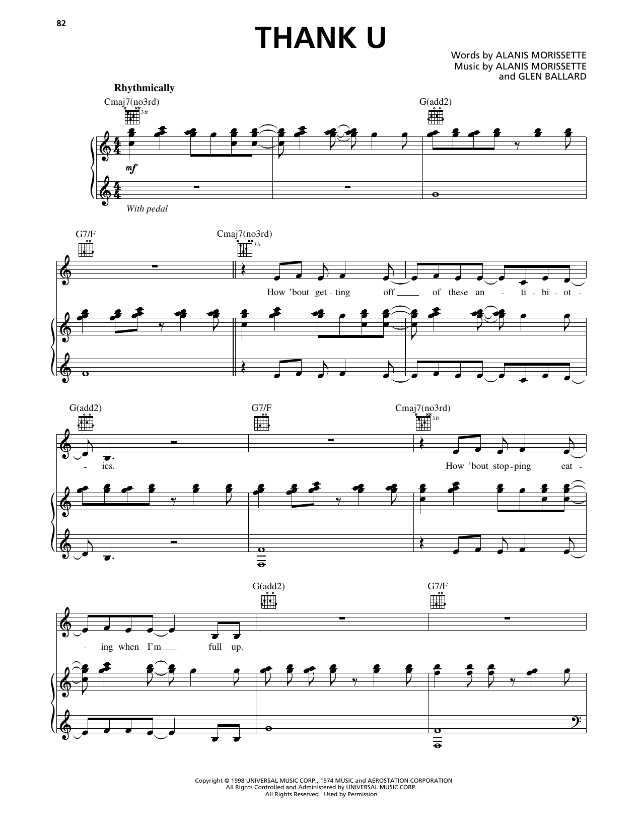 Product gallery: Page 1 of 1 Thank U, Alanis Morissette