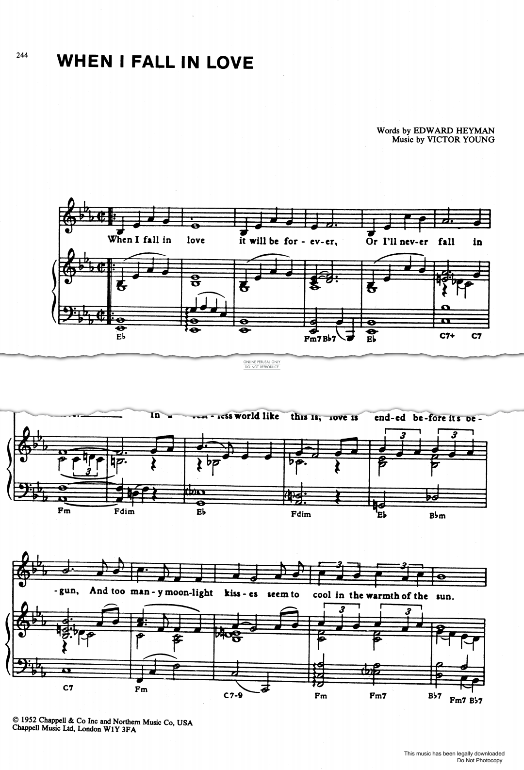 Produktgalerie: Seite 1 von 1 When I Fall In Love, Nat King Cole, Gesang, Klavier