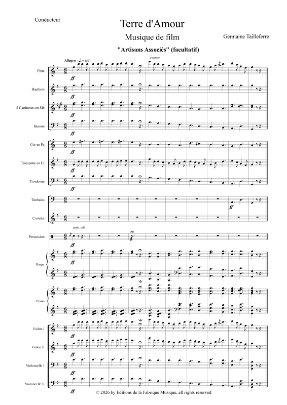 Produktgalerie: Seite 1 von 11 Terre d Amour, , Orchester
