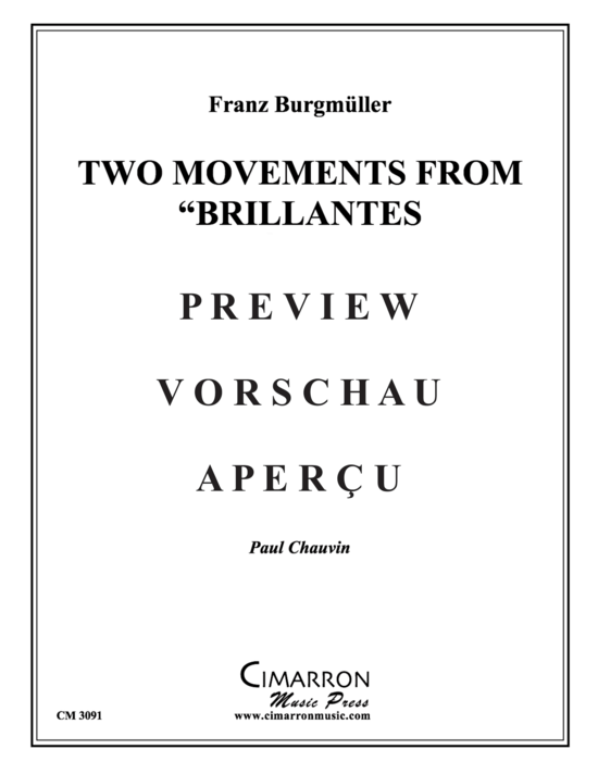 Produktgalerie: Seite 2 von 21 Two Movements from Brilliantes and Melodique , , (Blechbläserquintett)