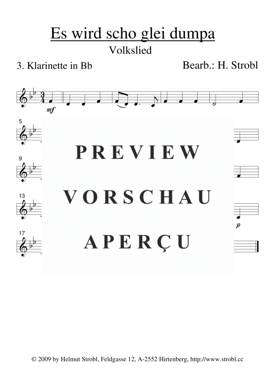 gallery: Es wird scho glei dumpa, , Klarinettenquartett