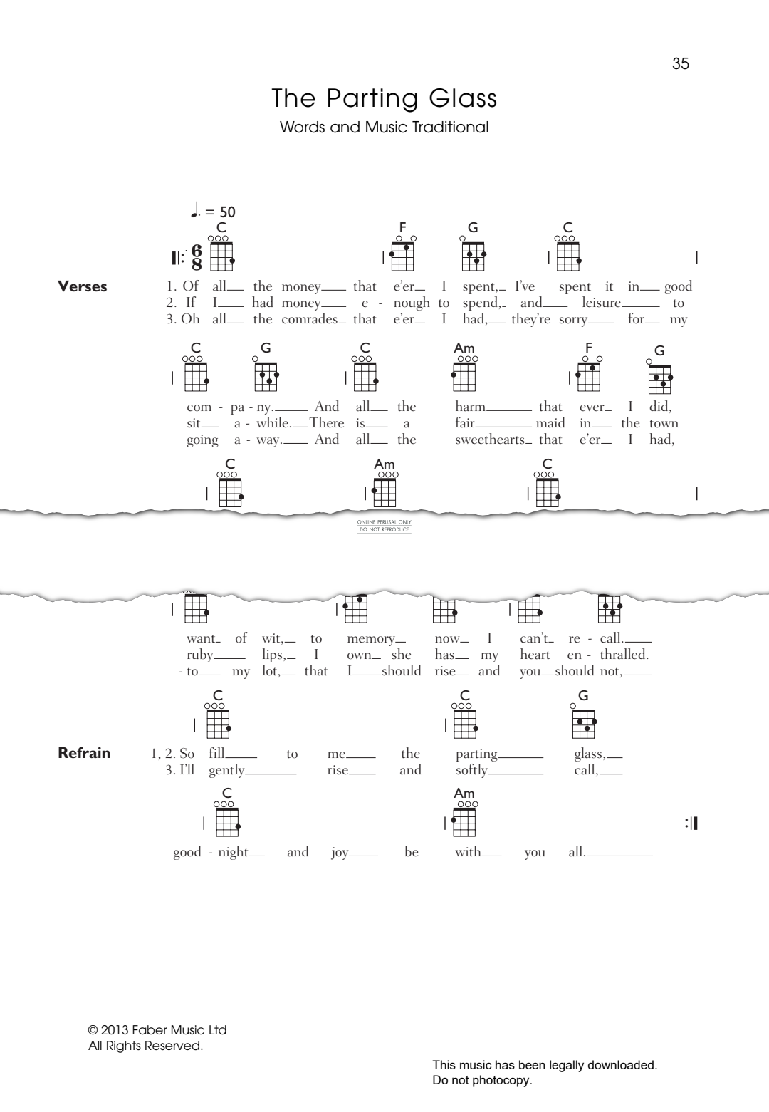 gallery: The Parting Glass, Traditional