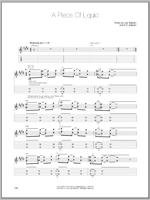 Produktgalerie: Seite 1 von 1 A Piece Of Liquid, Joe Satriani, Gitarre