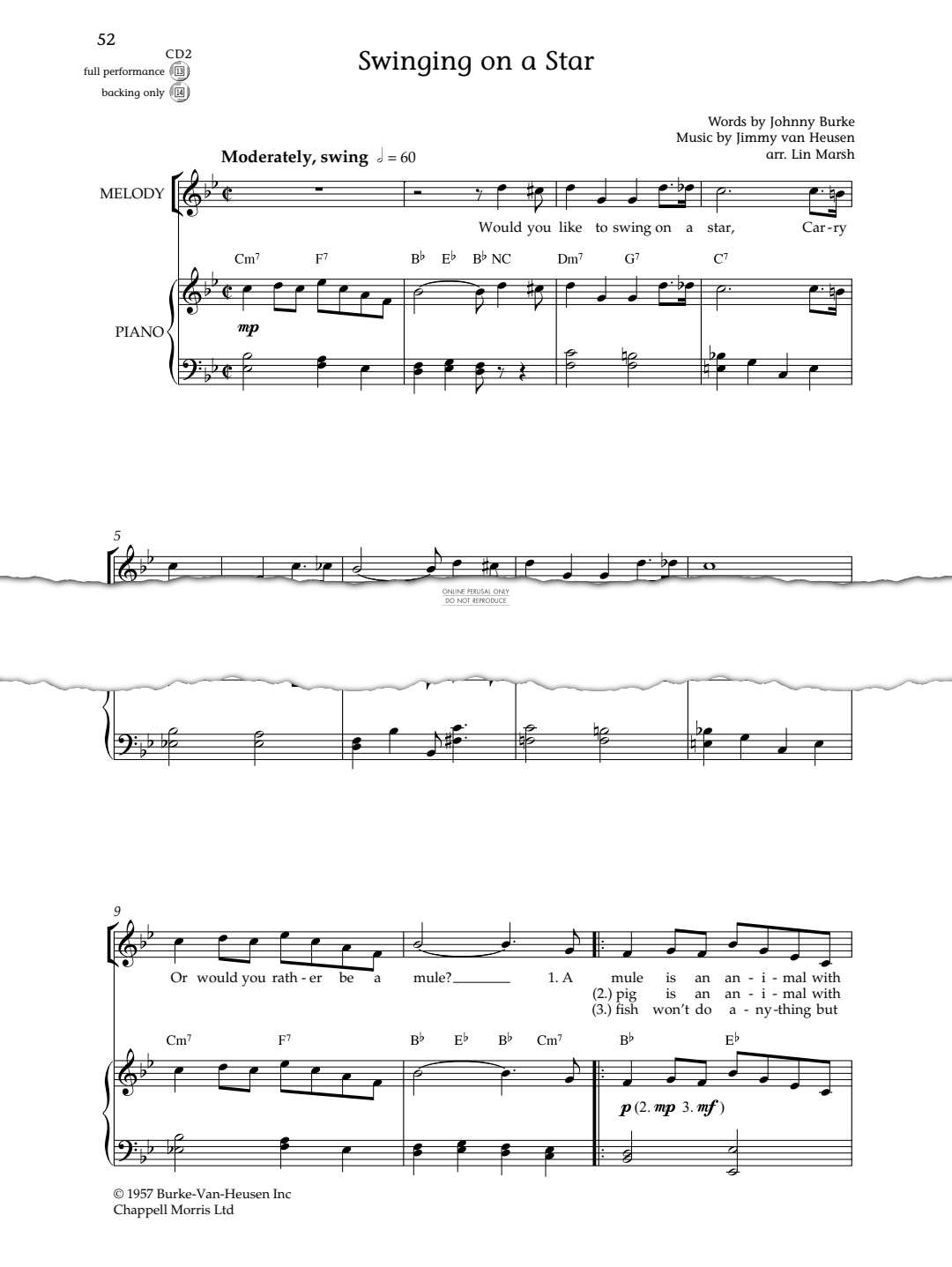 Produktbild zu: Swinging On A Star