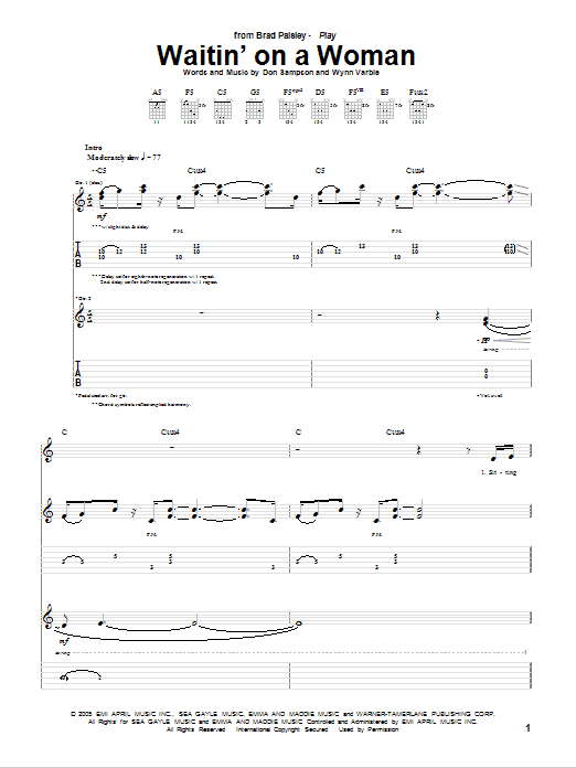 Produktbild zu: Waitin' On A Woman