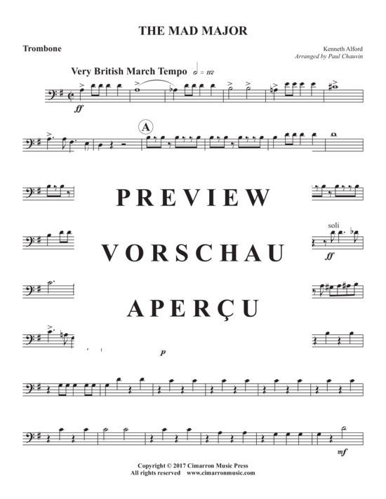 Produktgalerie: Seite 15 von 18 The Mad Major , , (Blechbläserquintett)