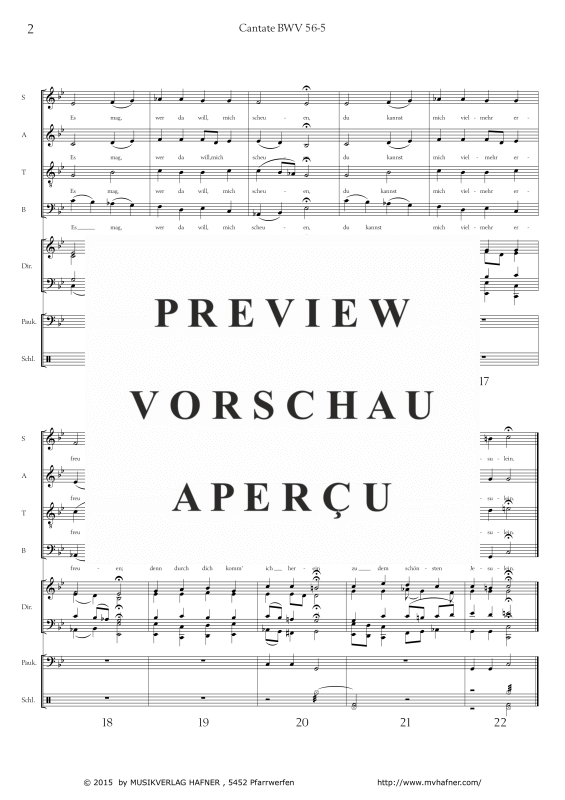 Product gallery: Page 6 of 11 Arie - Ich will den Kreuzstab gerne tragen, , (large wind orchestra)