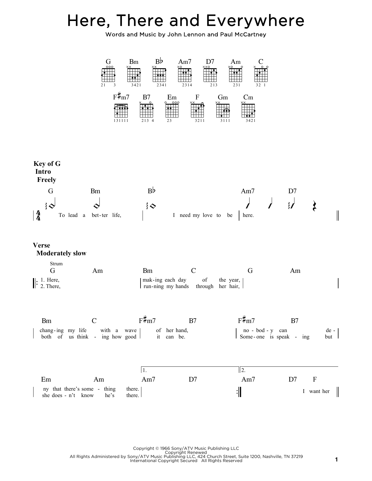 Produktbild zu: Here, There And Everywhere