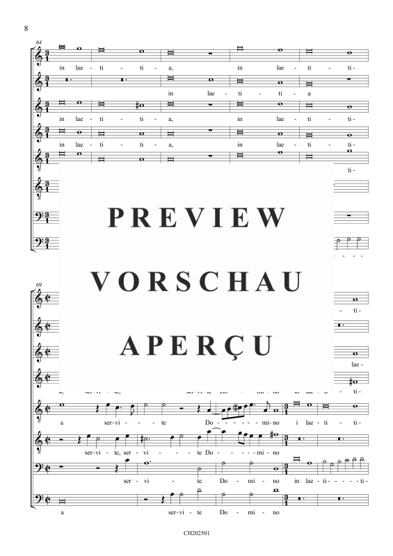 gallery: Jubilate Deo, , (Gemischter Chor 8-stimmig)