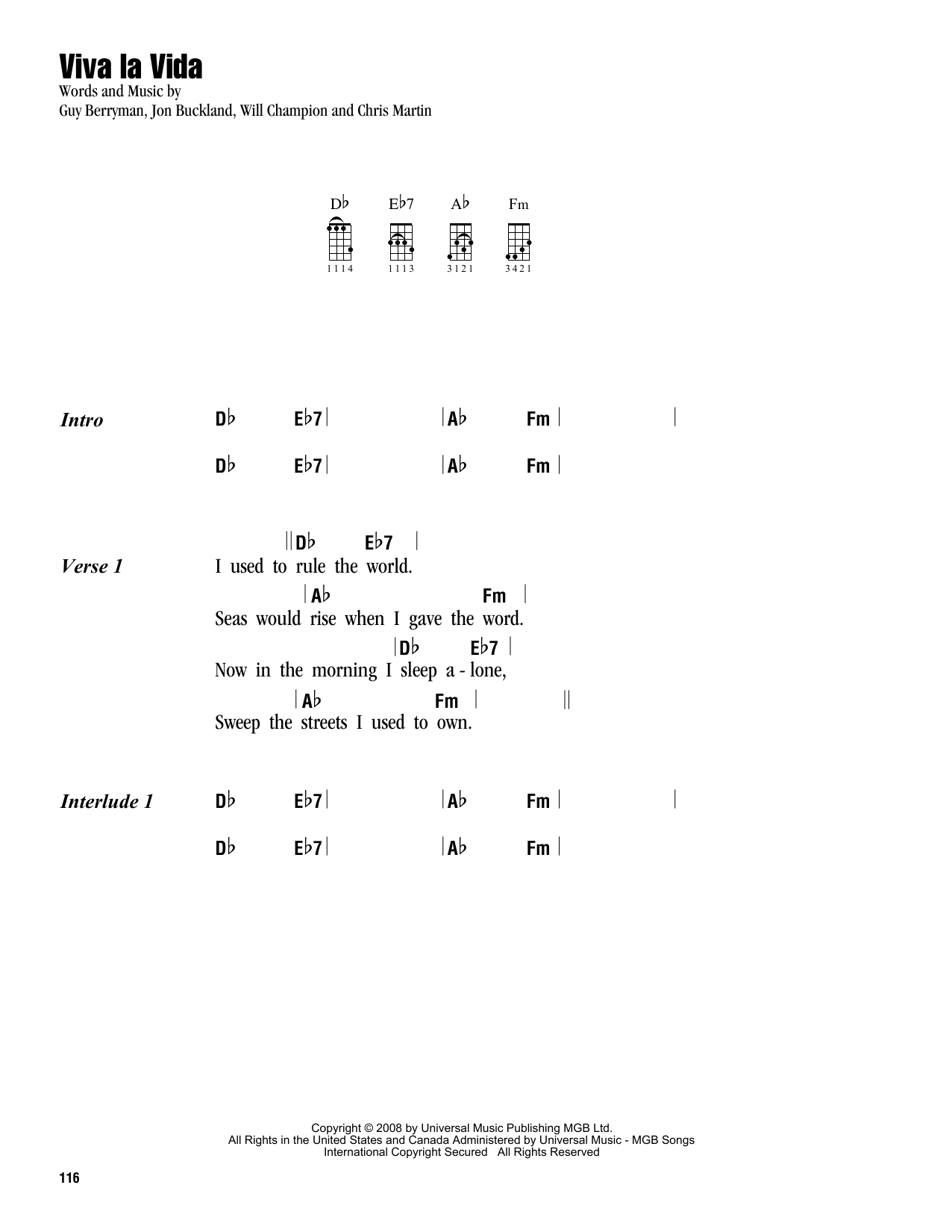 Product gallery: Page 1 of 1 Viva La Vida, Coldplay