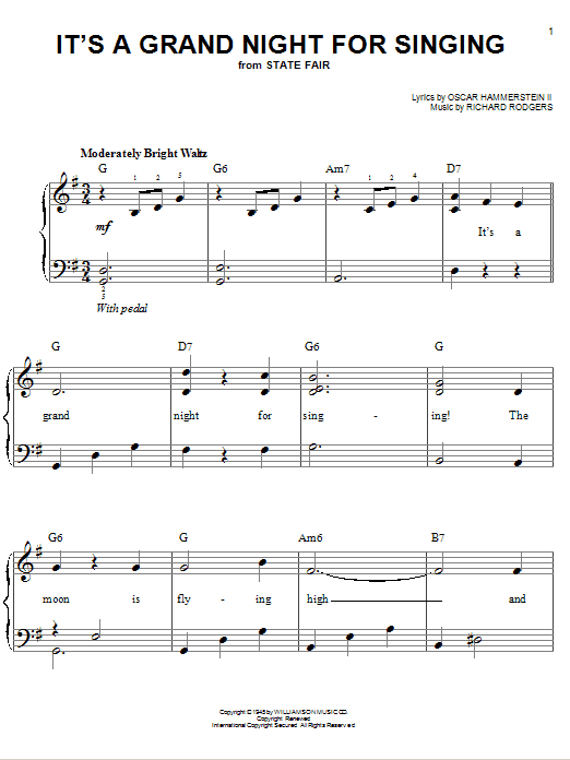 Product picture to: It's A Grand Night For Singing